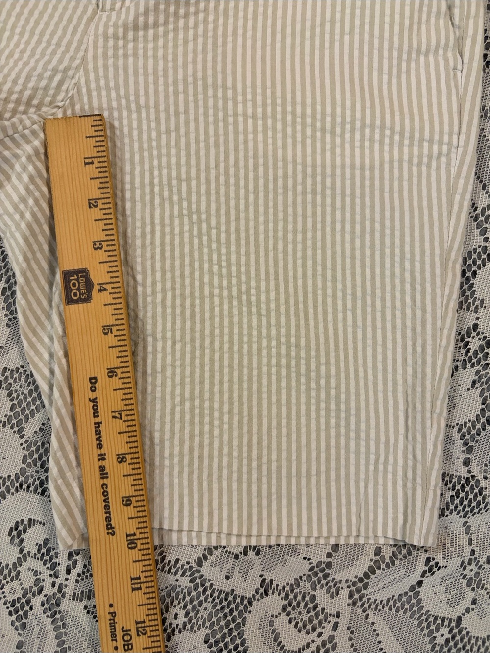 Banana Republic Striped Seersucker Bermuda Shorts & Navy Bermuda Shorts - Picture 12 of 16